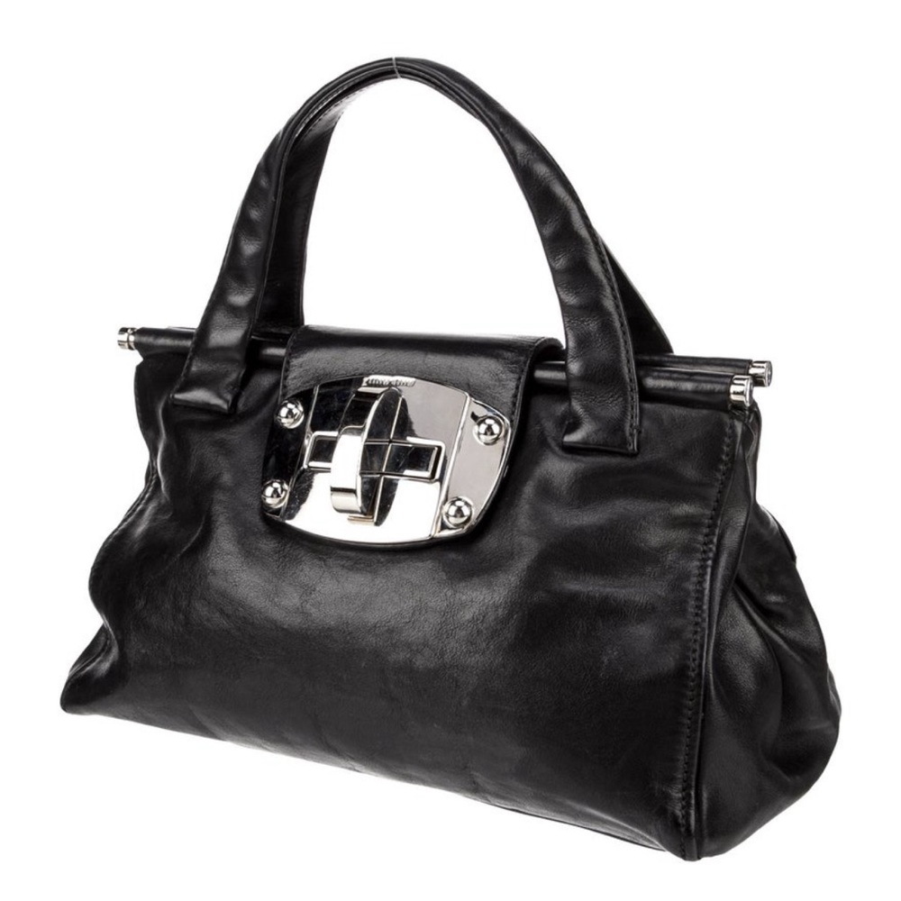 BLACK MIUMIU BAG - Picture 3 of 11